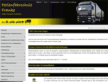 Tablet Screenshot of lkw-fahrschule-siegen.de